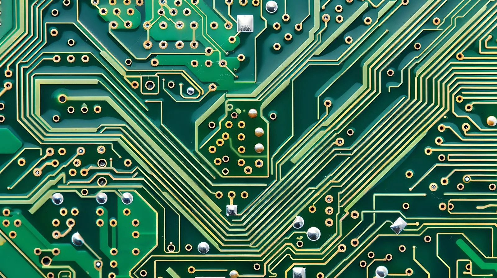 Electronic Circuit Board on White Background — free download from Dotvec