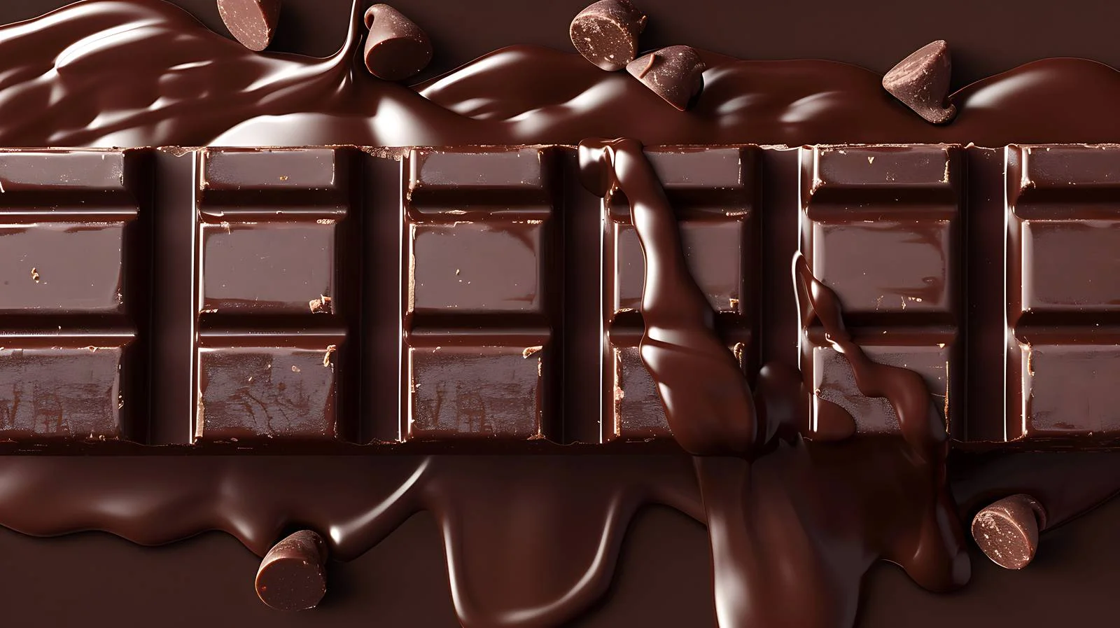 Decadent Chocolate Bar with Dark Drizzle — free download from Dotvec