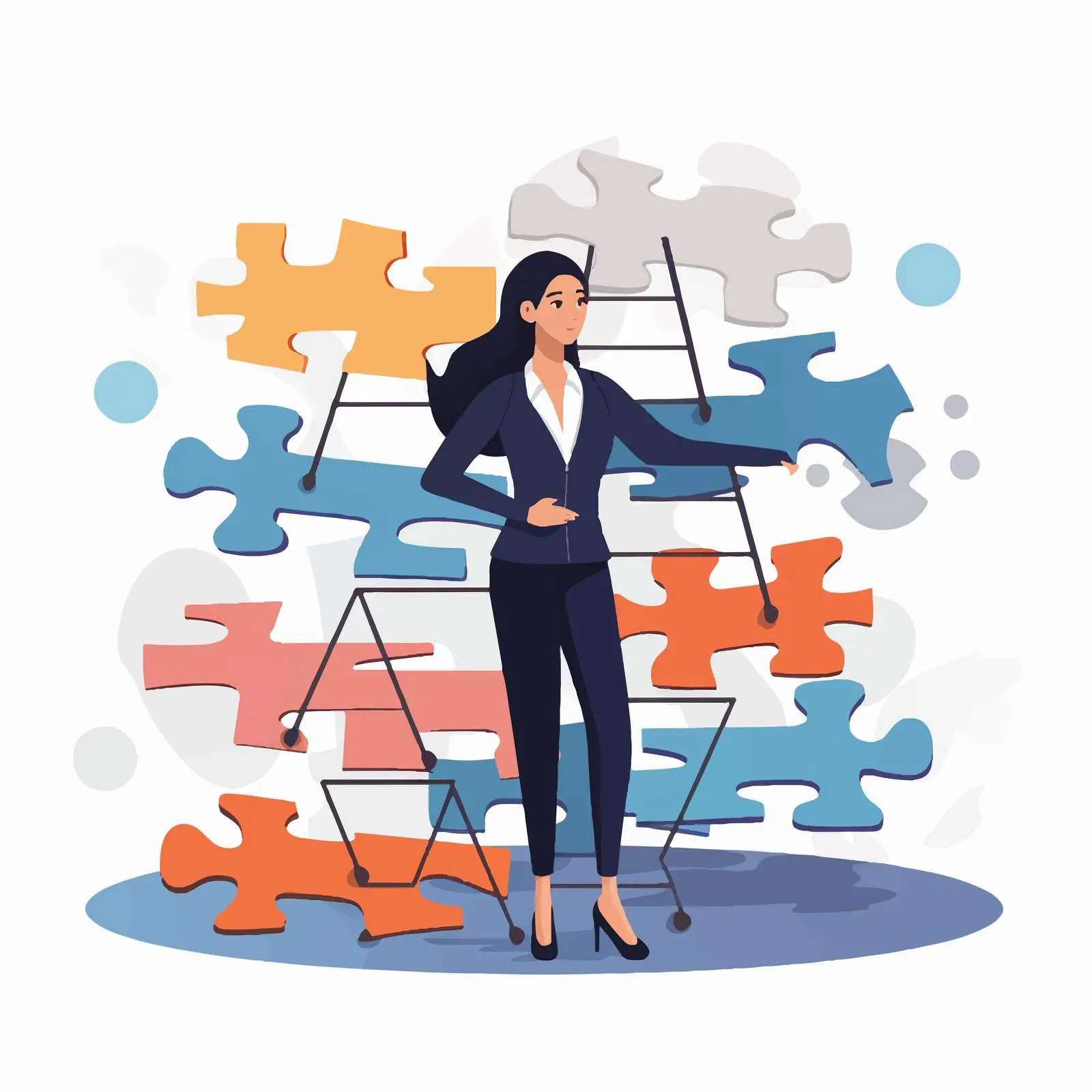 Business Woman Facing Choice Dilemma – free uncertainty image from Dotvec