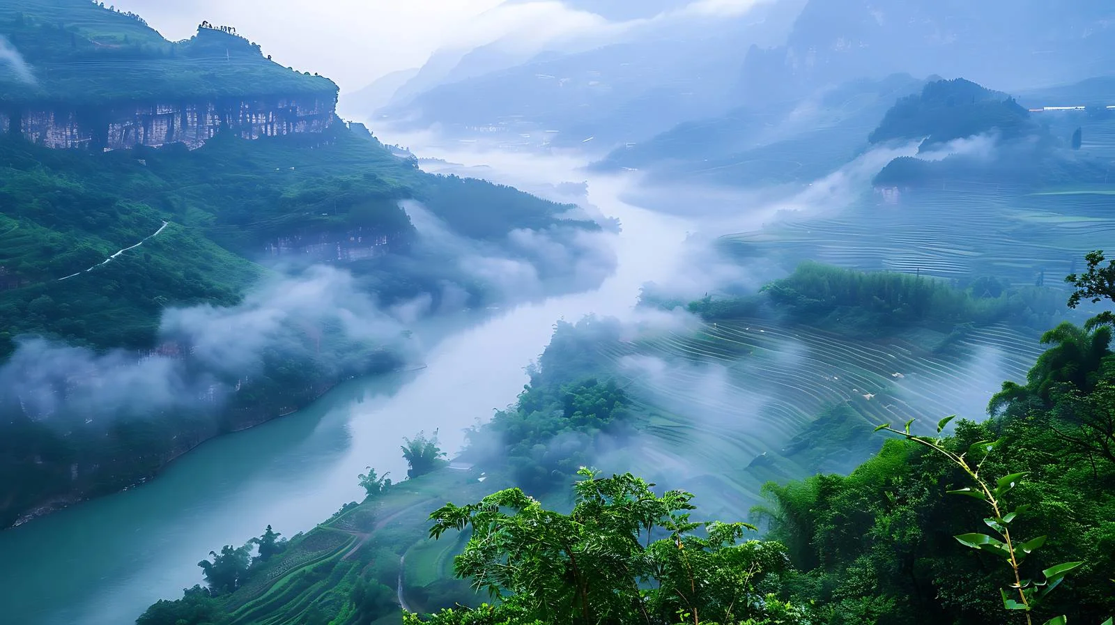 Serene Chongqing Countryside Landscape — free download from Dotvec