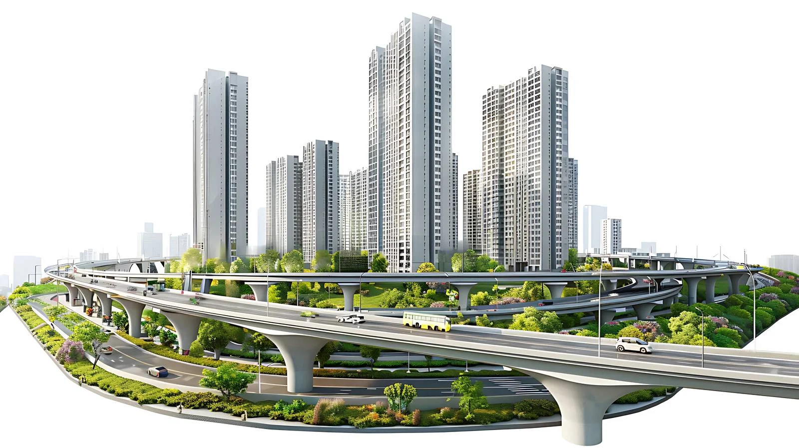 Modern Architecture in Chongqing Cityscape – free urbanization image from Dotvec