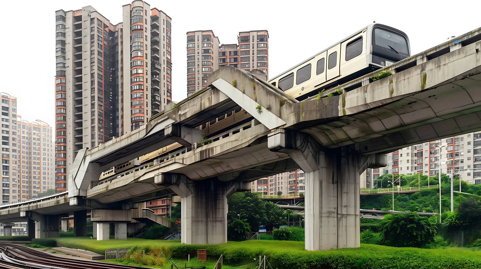 Chongqing Urban Landscape by Yangtze River — free download from Dotvec