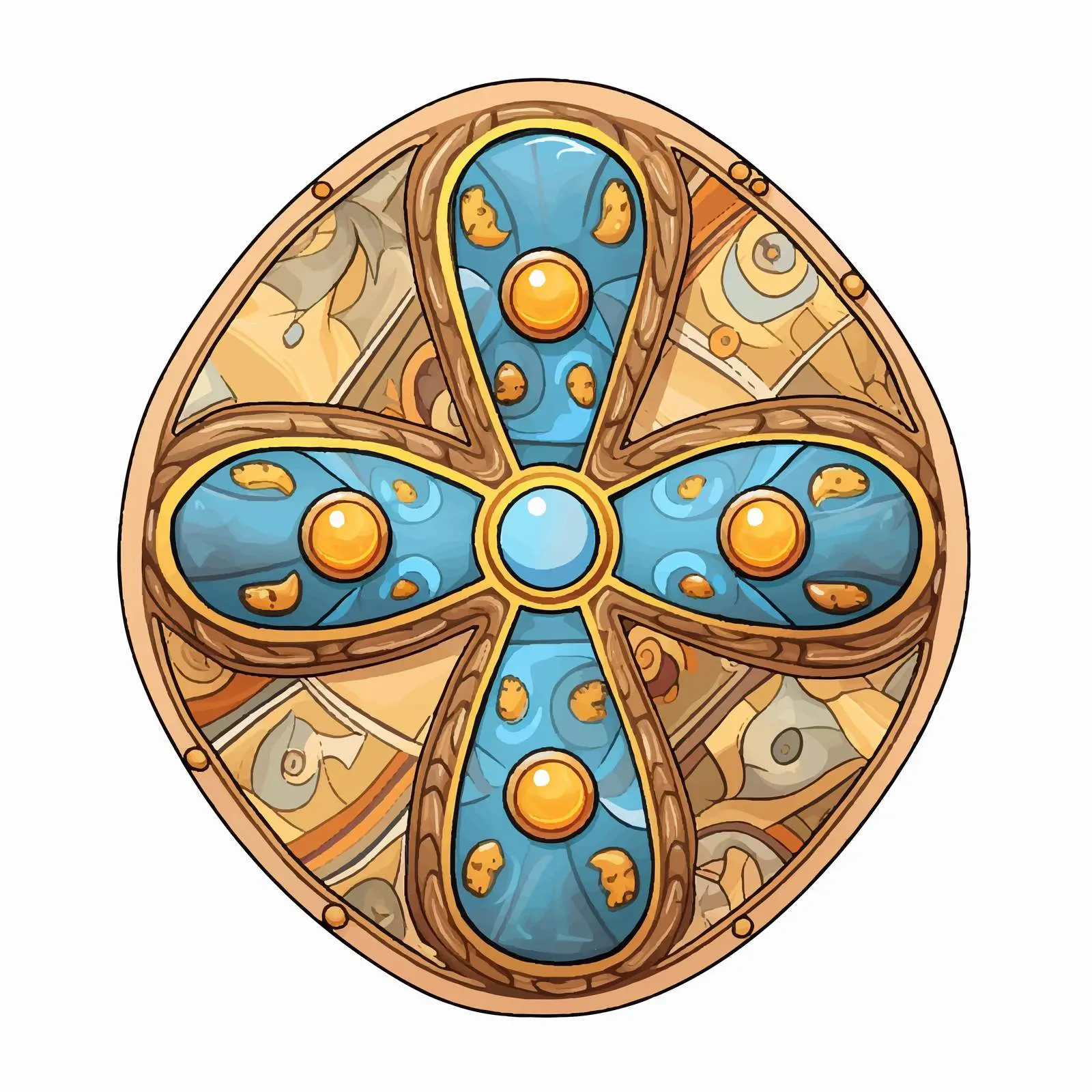Christian Byzantine Style Decorative Illustration — free download from Dotvec