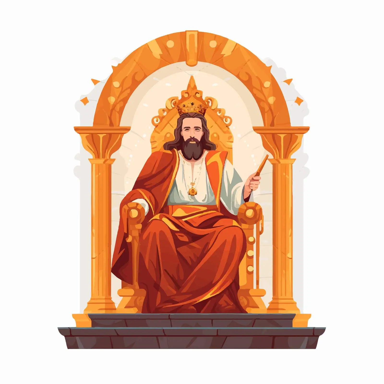 Jesus the Greatest Bishop Illustration — free download from Dotvec