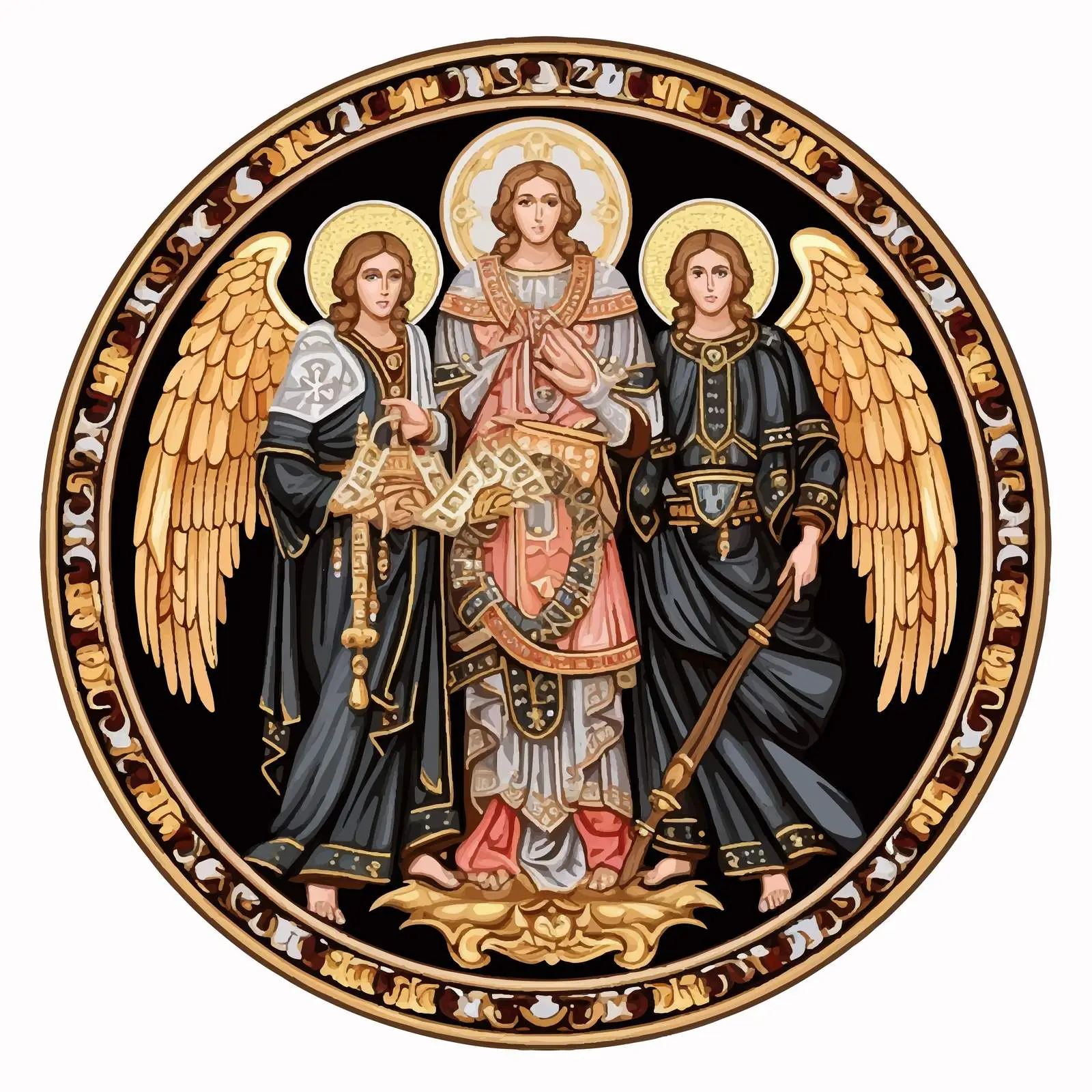 Traditional Archangel Artwork for Religious Use — free download from Dotvec