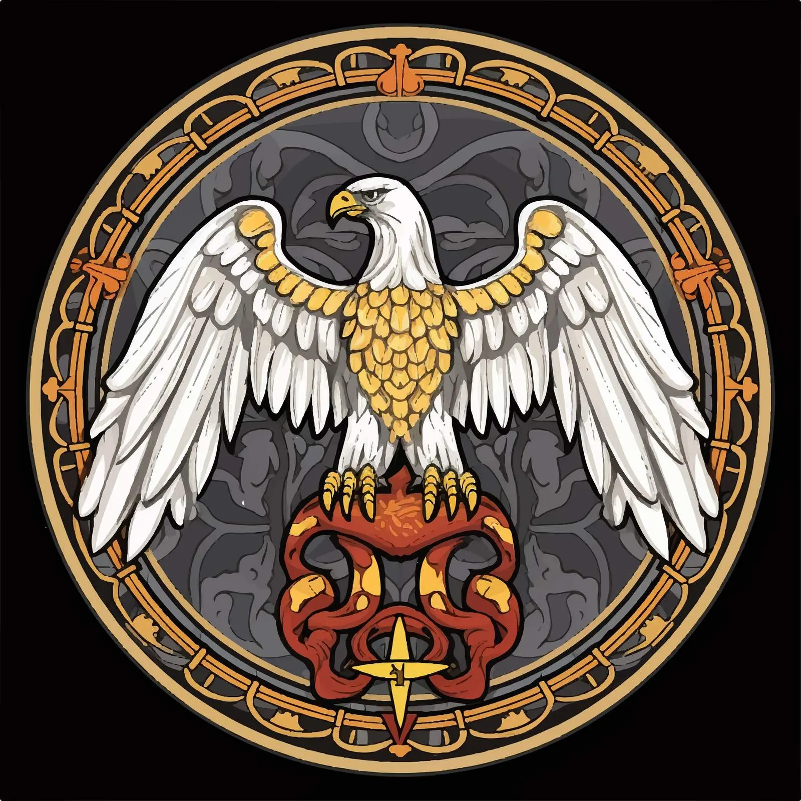 Eagle Symbol of Saint John in Christian Tradition — free download from Dotvec
