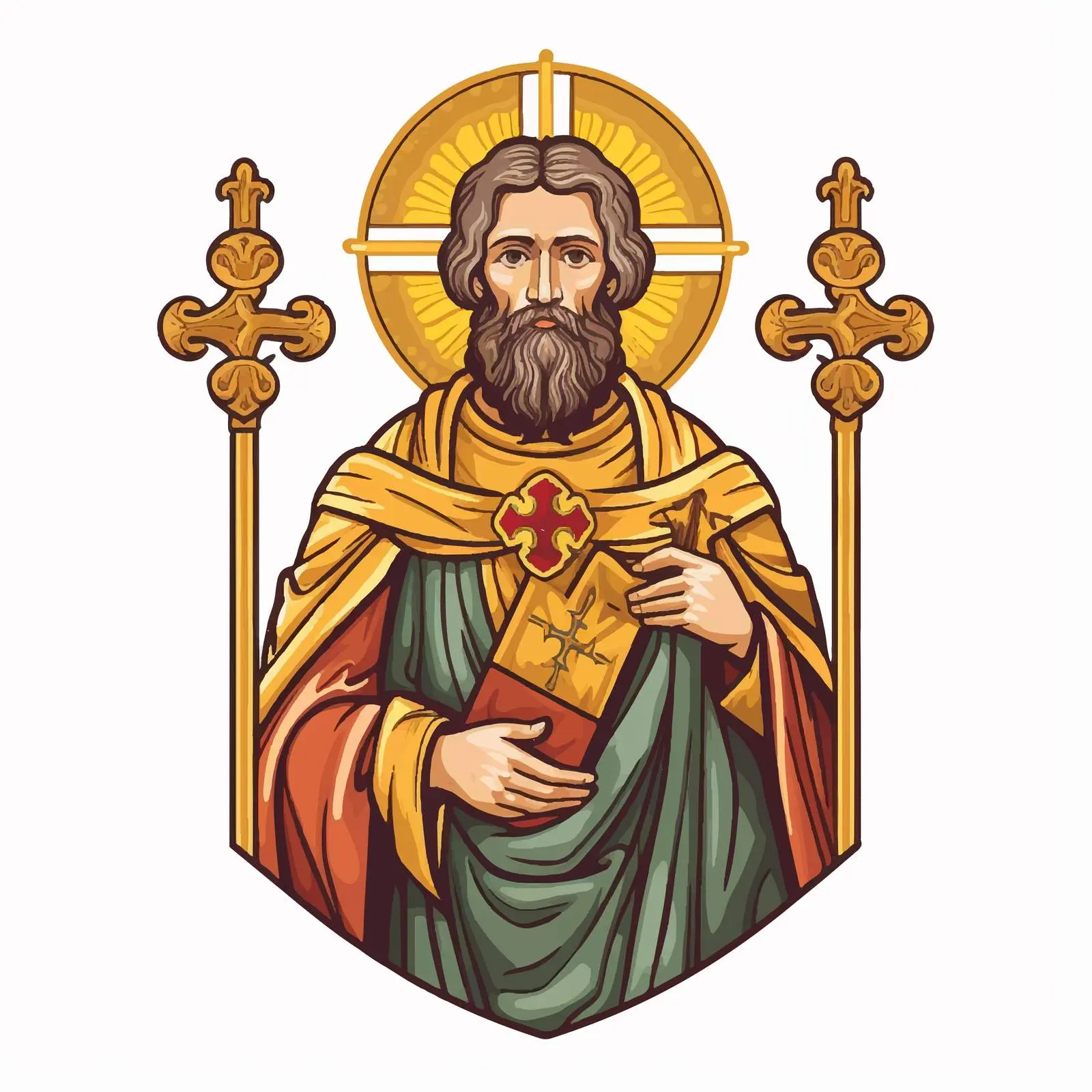 Traditional Decorative Image of John the Apostle – free john the apostle image from Dotvec