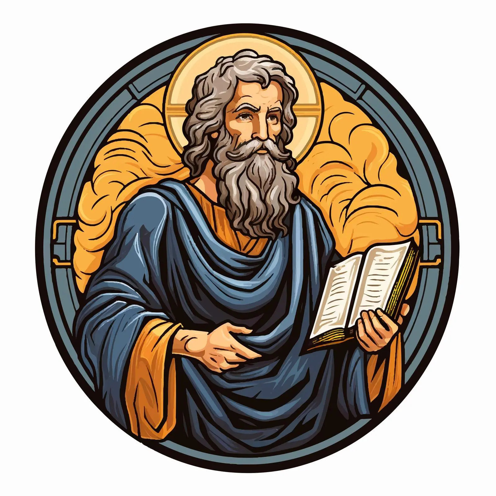 Traditional Christian Image of Apostle Matthew Levi — free download from Dotvec