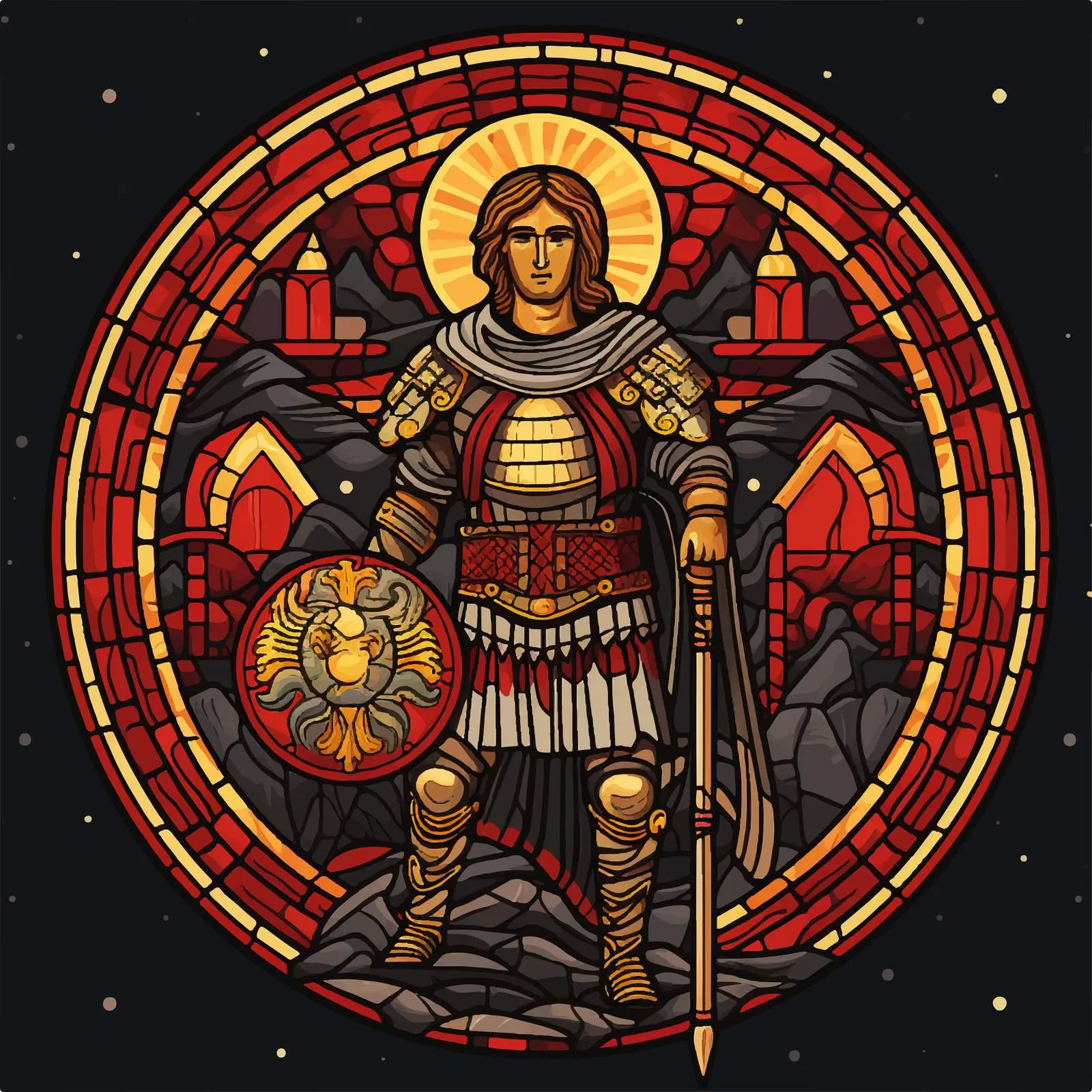 Traditional Image of Saint Demetrius – free christian traditions image from Dotvec