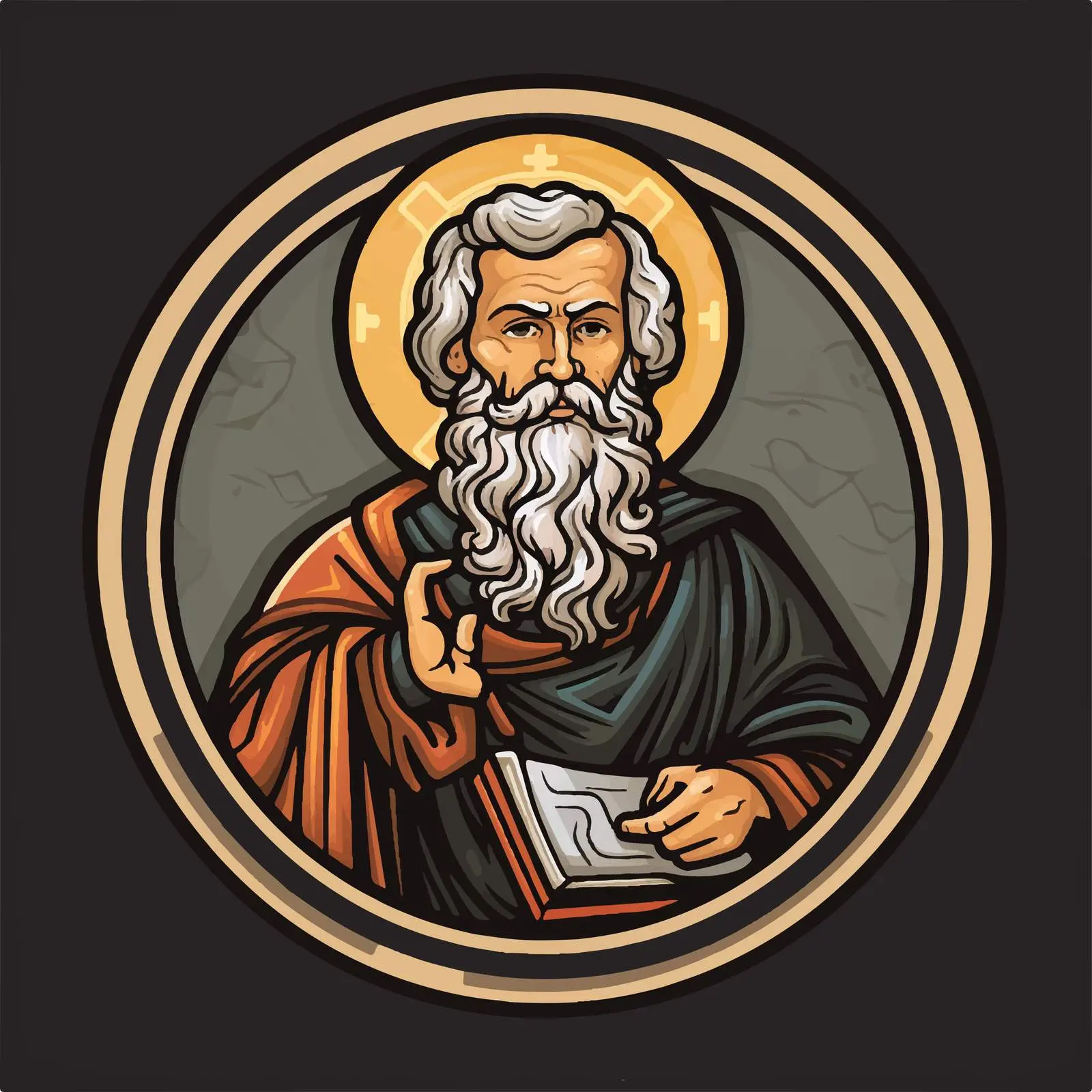 Traditional Saint Matthew the Apostle Vector Art — free download from Dotvec