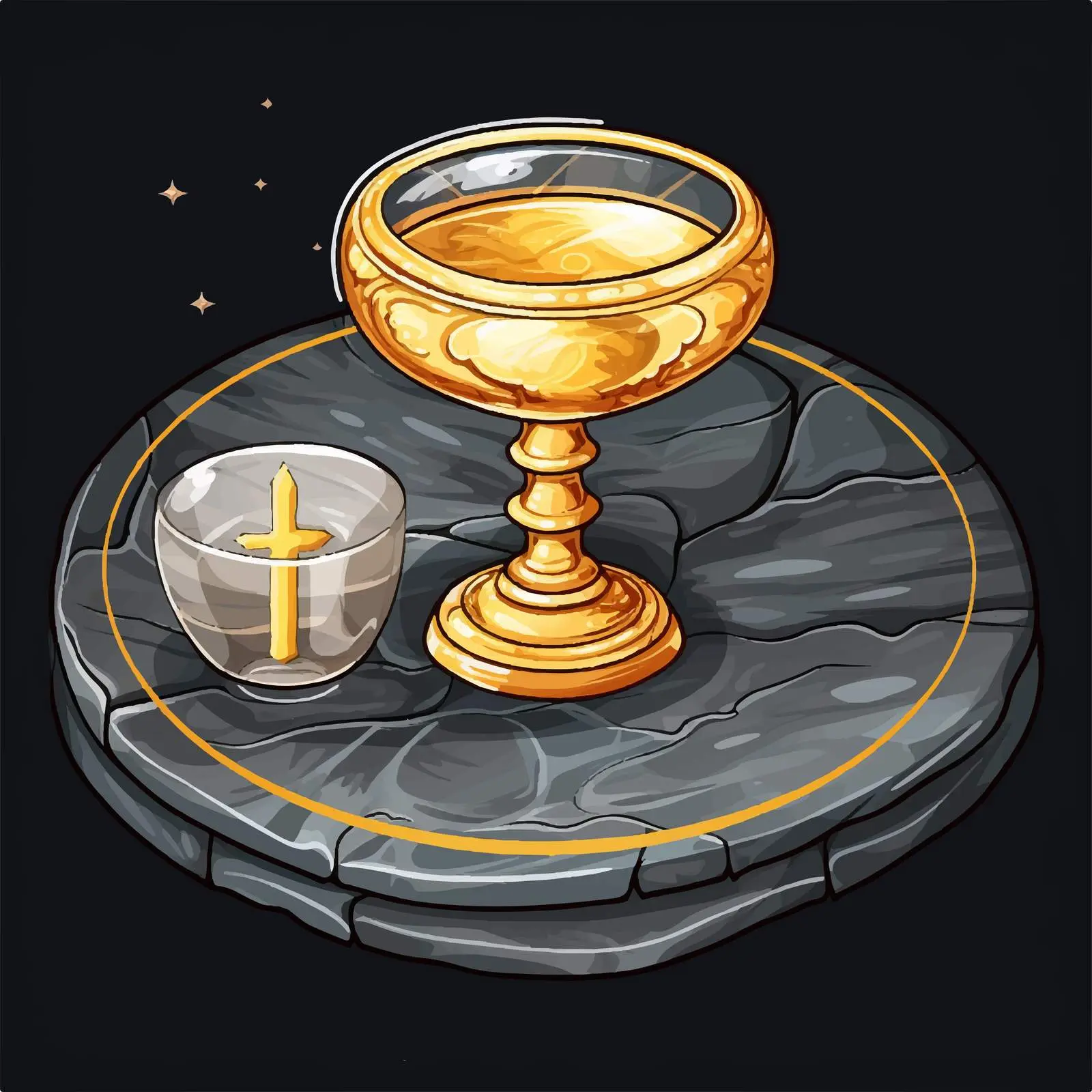 Traditional Christian Holy Communion Illustration – free wine image from Dotvec