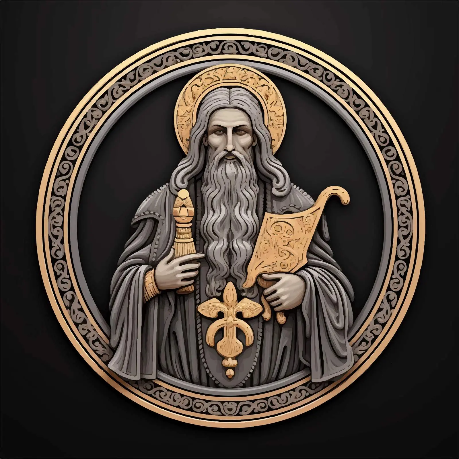 Traditional Christian Image of the Holy Trinity — free download from Dotvec