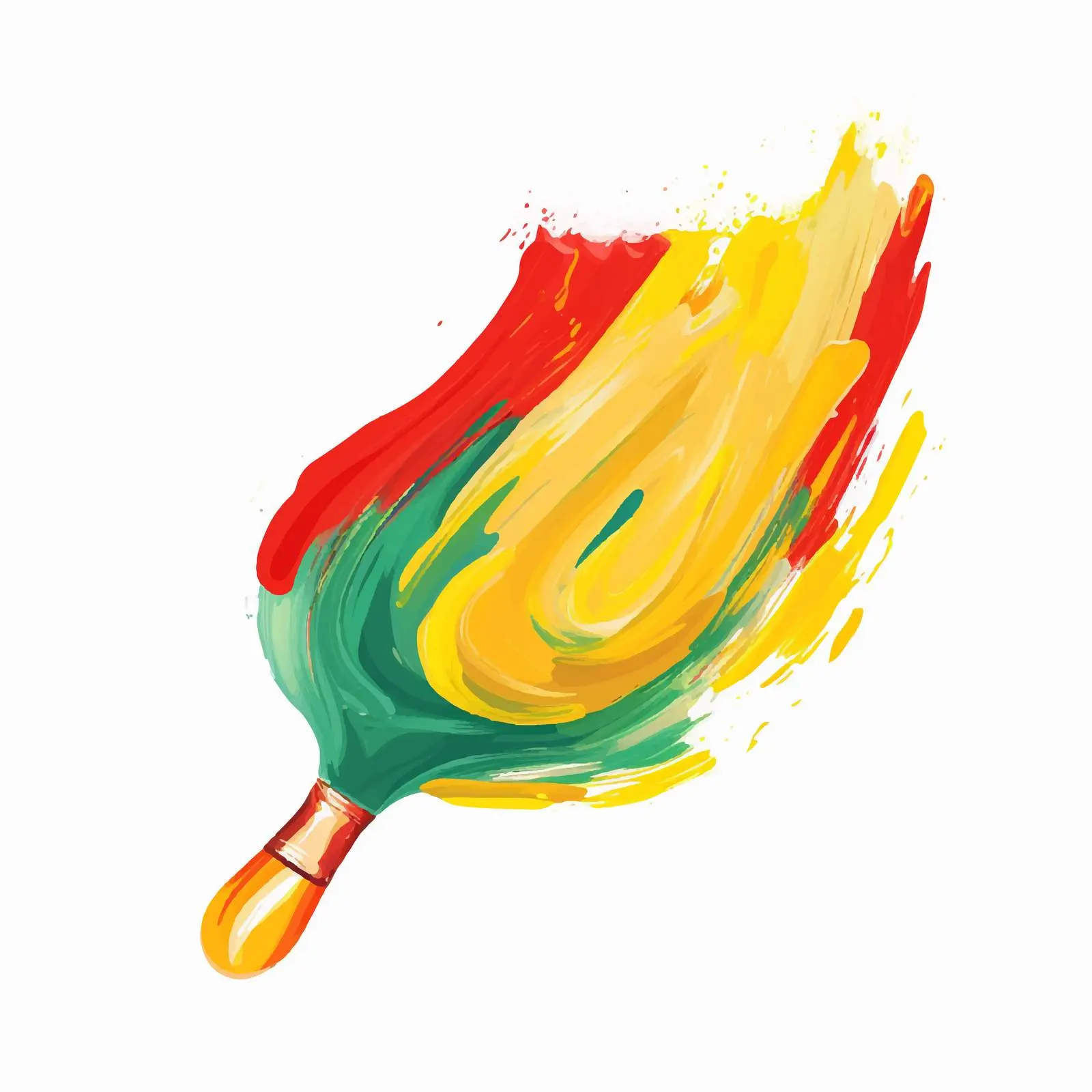 Abstract Christmas Lights Acrylic Background – free splashes image from Dotvec