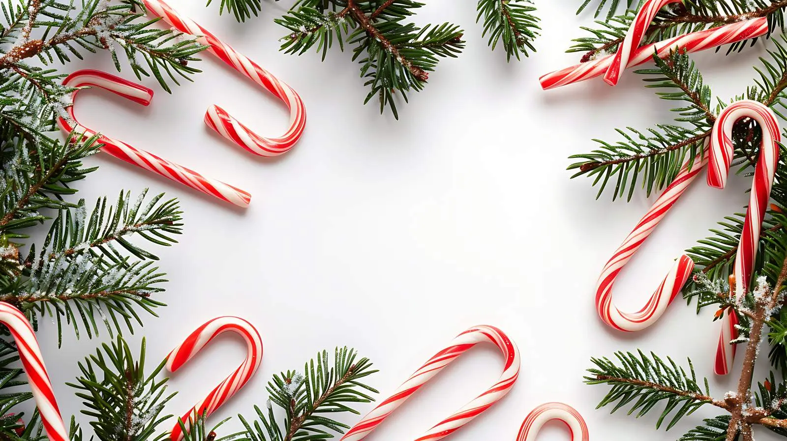 Festive Candy Frame for Christmas Celebrations — free download from Dotvec