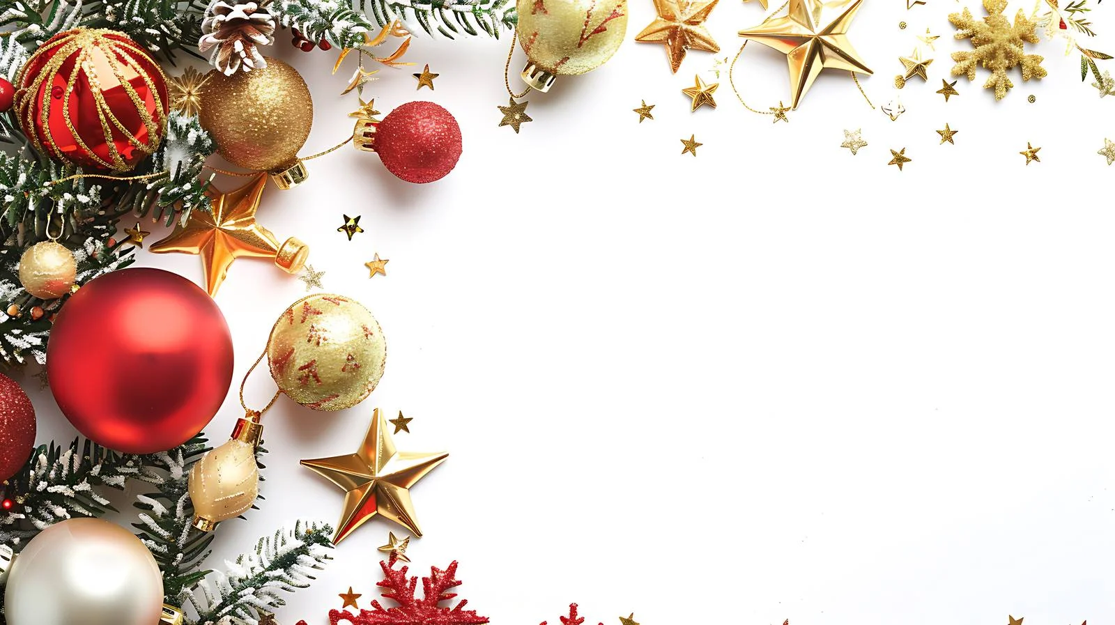 Festive Christmas Decor on White Background — free download from Dotvec