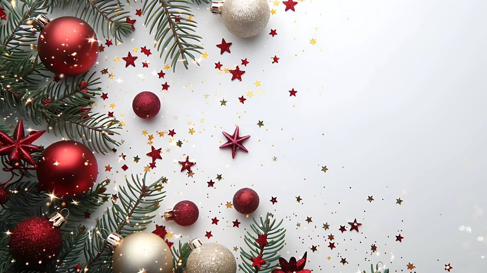 Elegant White Christmas Background Isolated — free download from Dotvec