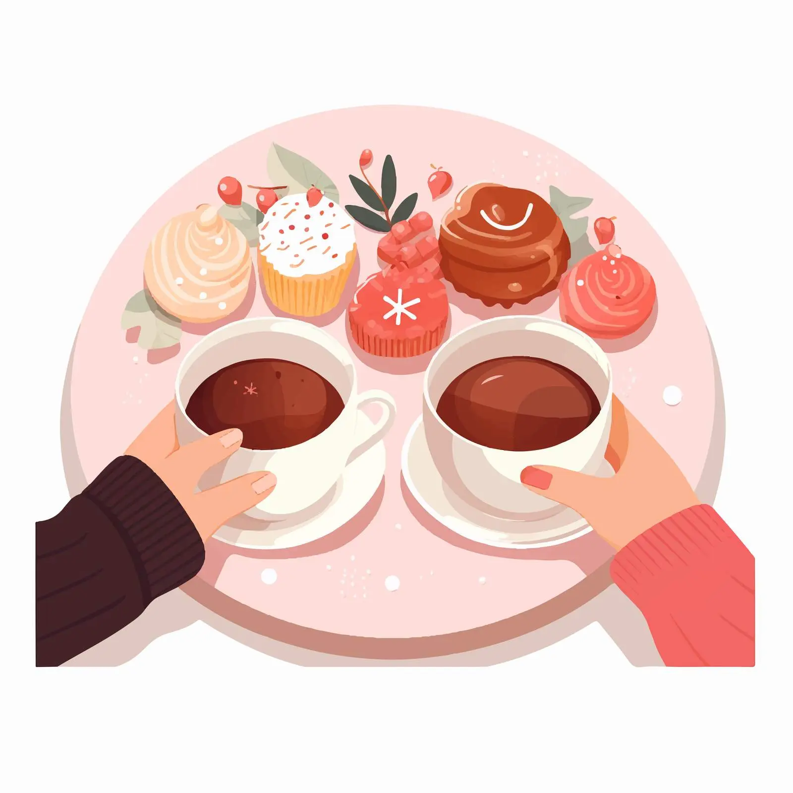 Christmas Greeting Card Postcard Template — free download from Dotvec