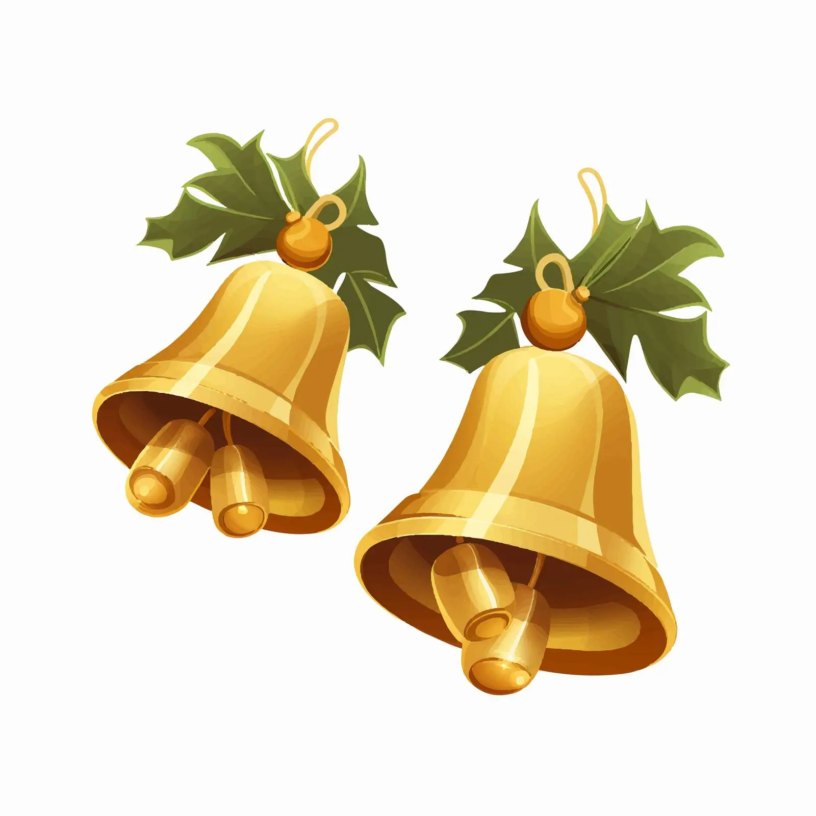 Christmas Jingle Bells Holiday Decoration Vector – free holiday symbol image from Dotvec