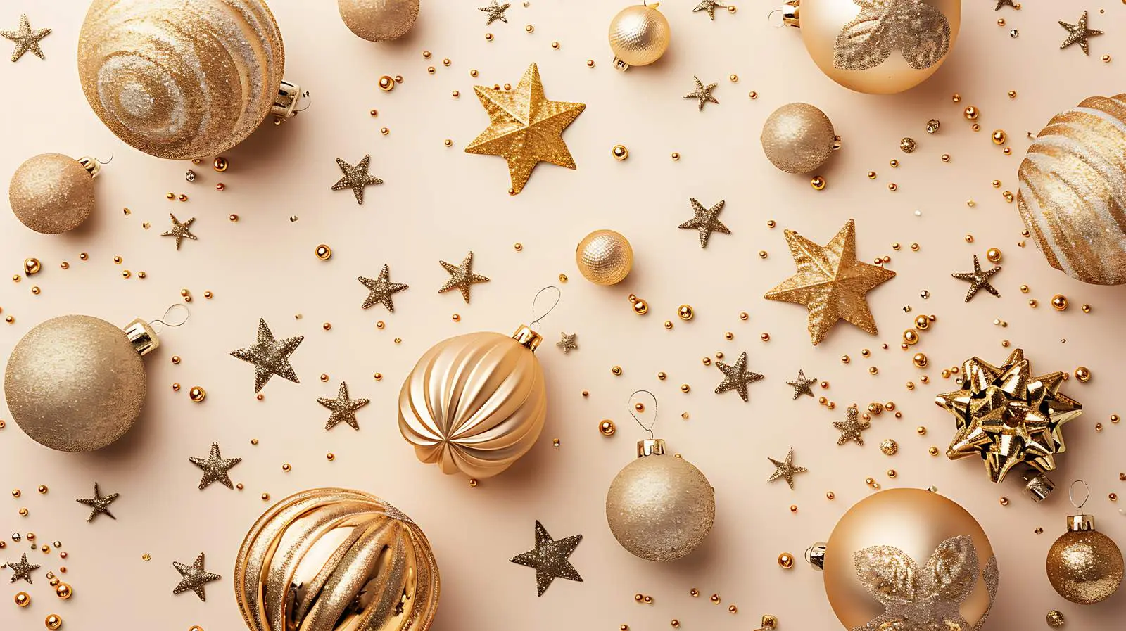 Festive Christmas and New Year Decorations Composition — free download from Dotvec