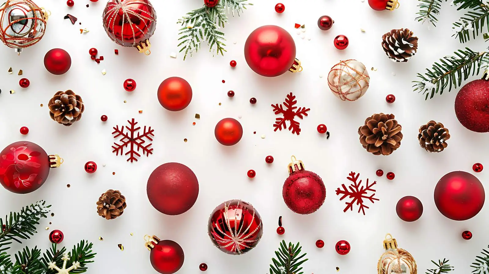 Christmas and New Year Decoration Composition – free candle image from Dotvec