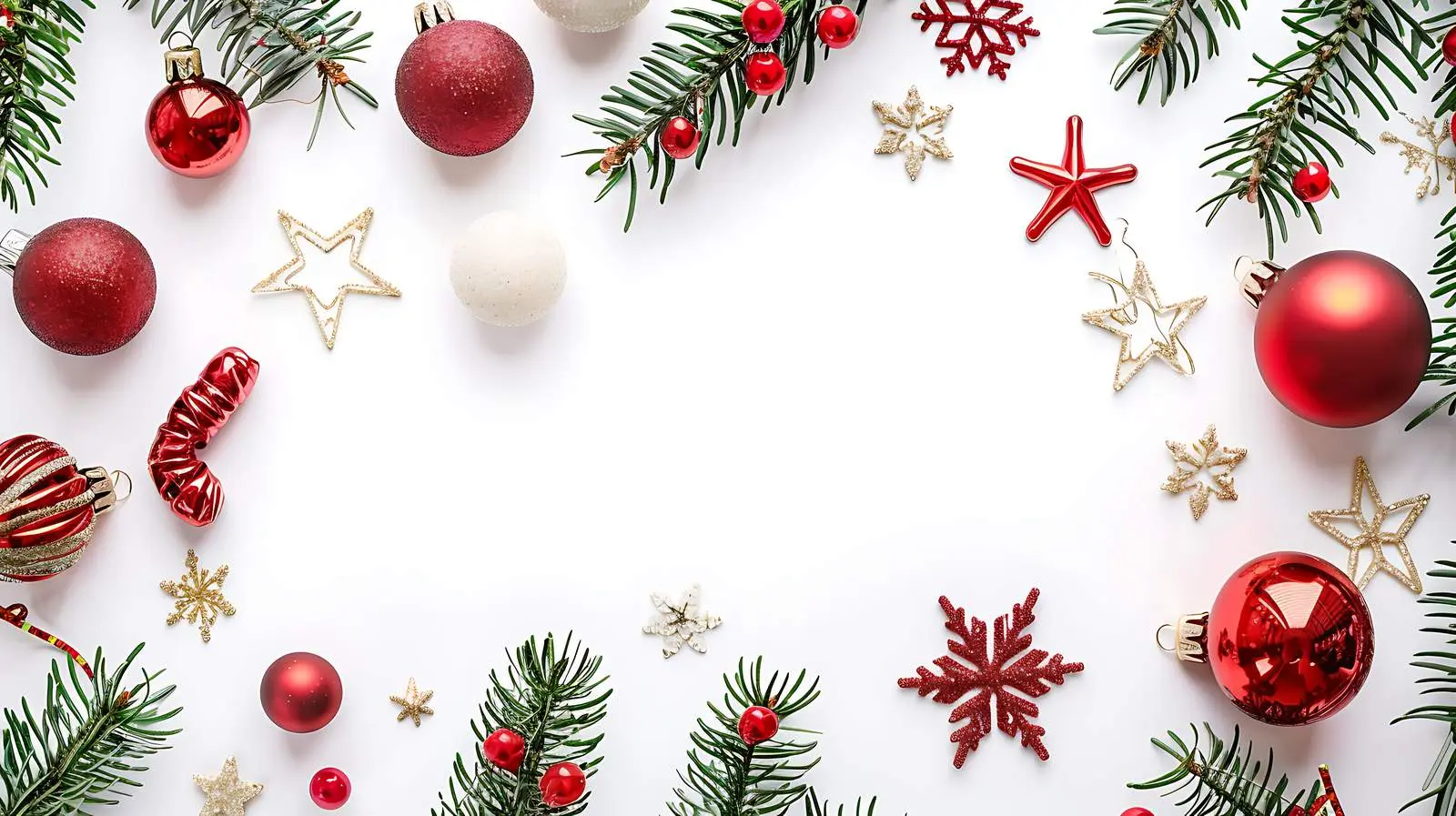 Christmas and New Year Decoration Composition — free download from Dotvec