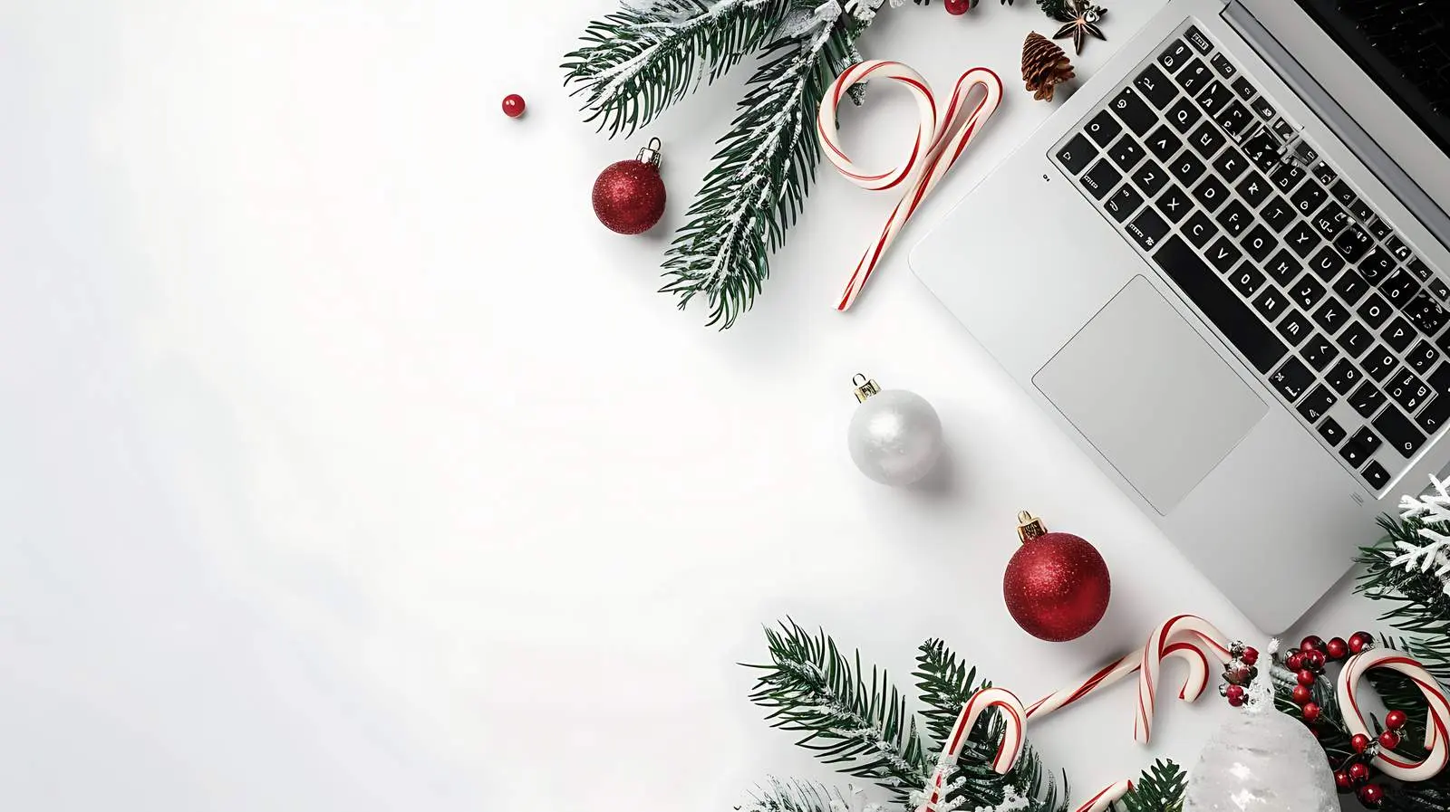 Festive Holiday Mockup Frame for Christmas and New Year — free download from Dotvec