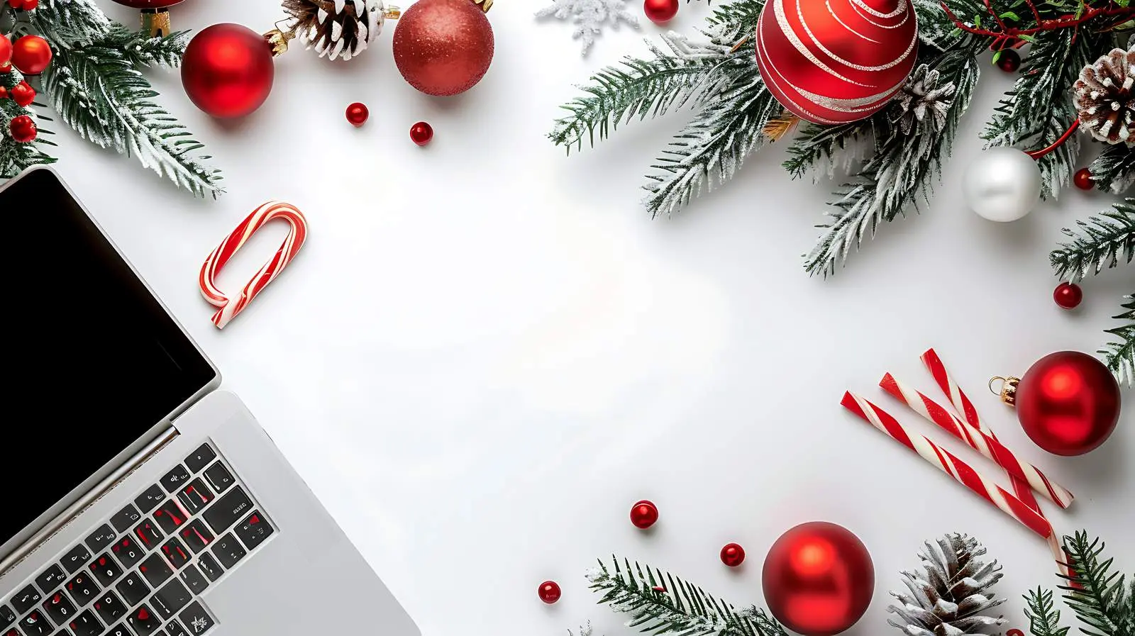 Christmas and New Year Holiday Composition Frame — free download from Dotvec