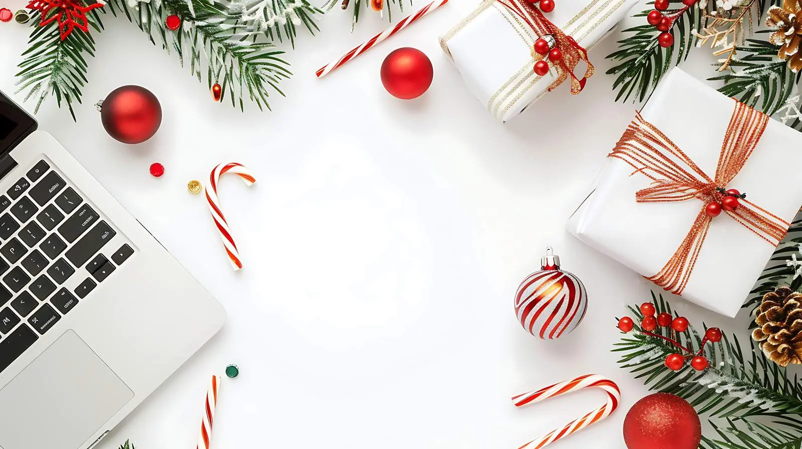 Festive Christmas and New Year Mockup Frame — free download from Dotvec