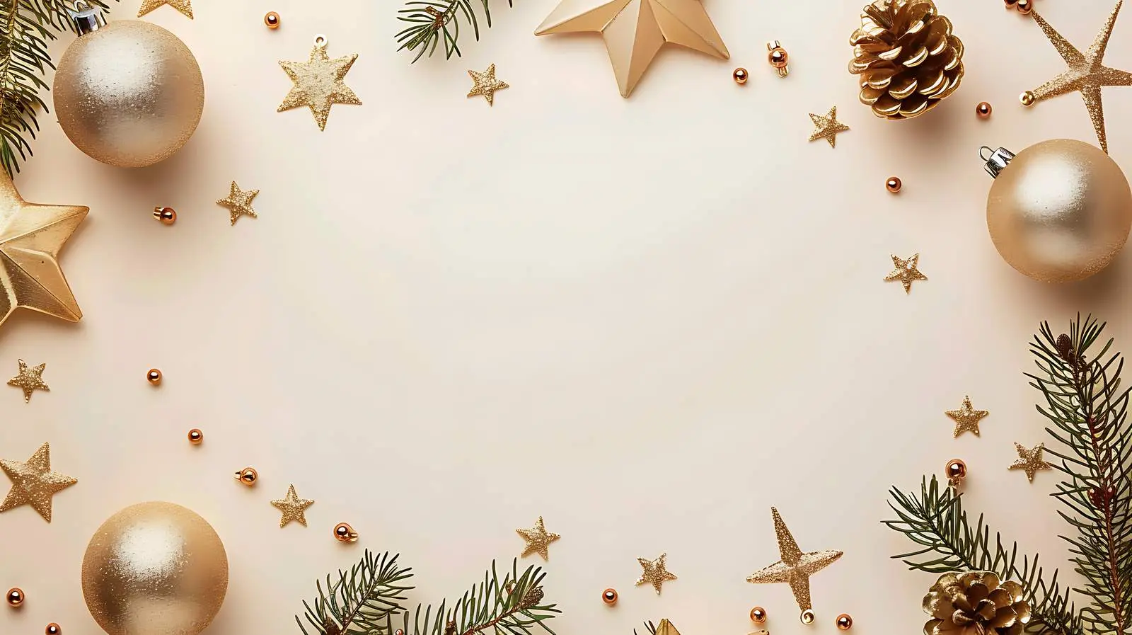 Christmas and New Year Holiday Composition Frame — free download from Dotvec