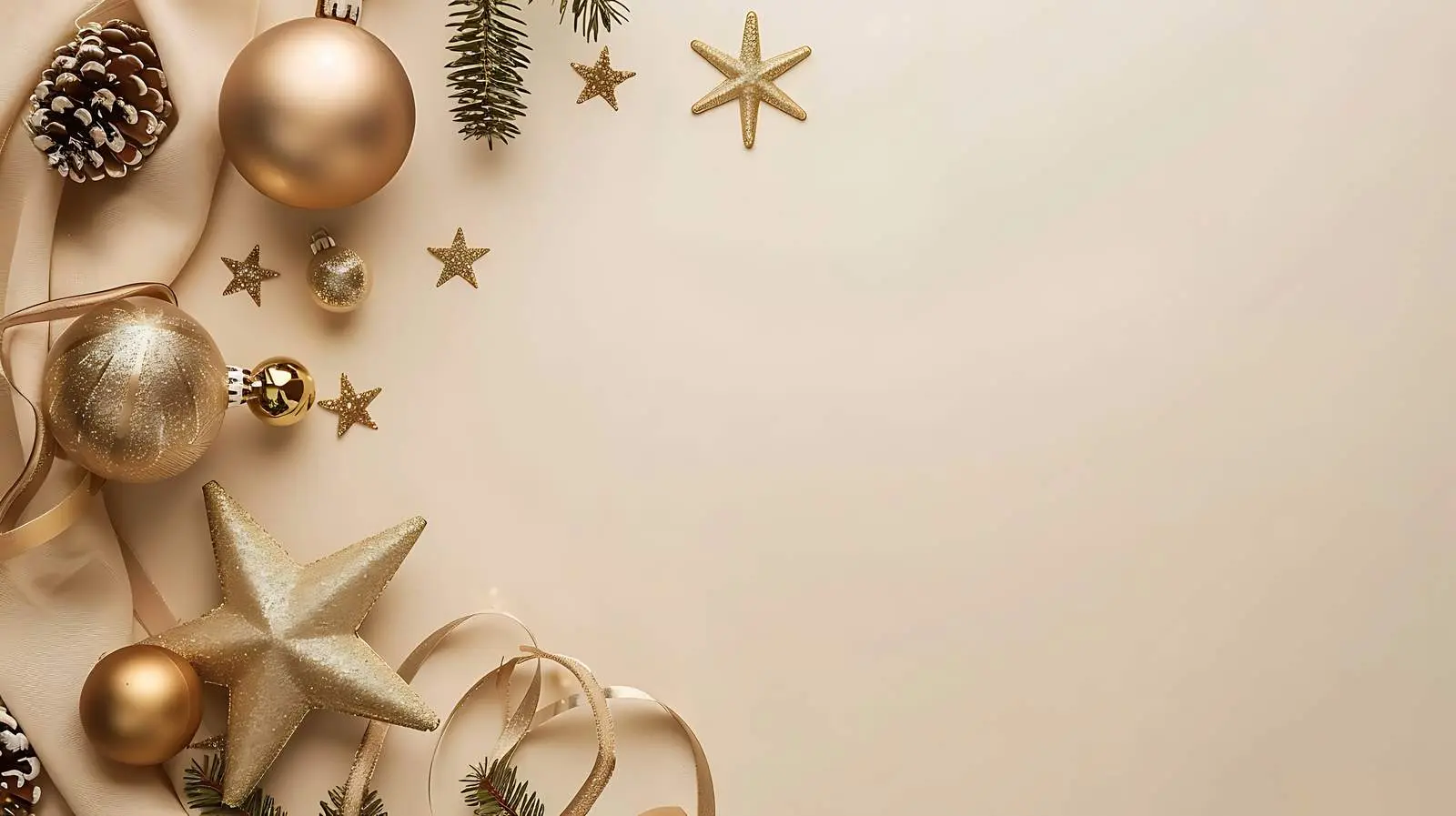 Christmas and New Year Holiday Composition Frame — free download from Dotvec