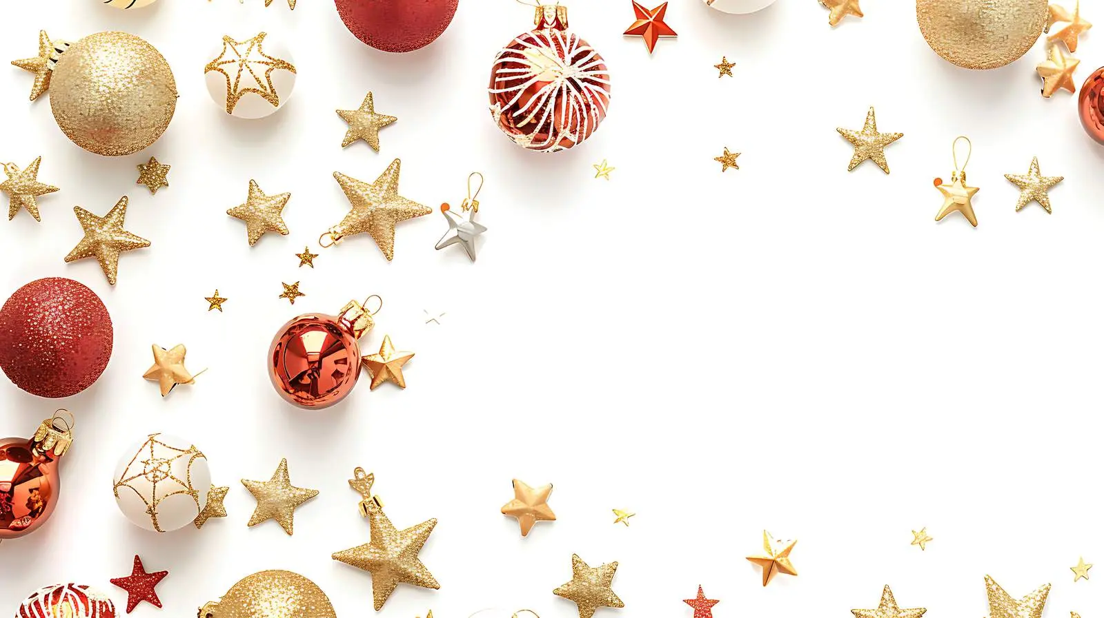 Elegant Gold Baubles for Holiday Celebrations – free festive decor image from Dotvec