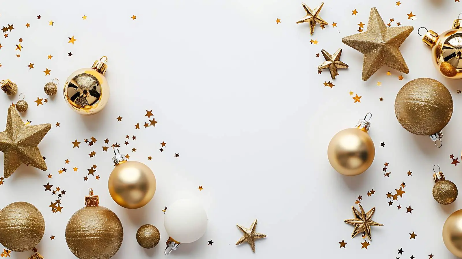 Gold Baubles for Christmas and New Year Celebrations — free download from Dotvec