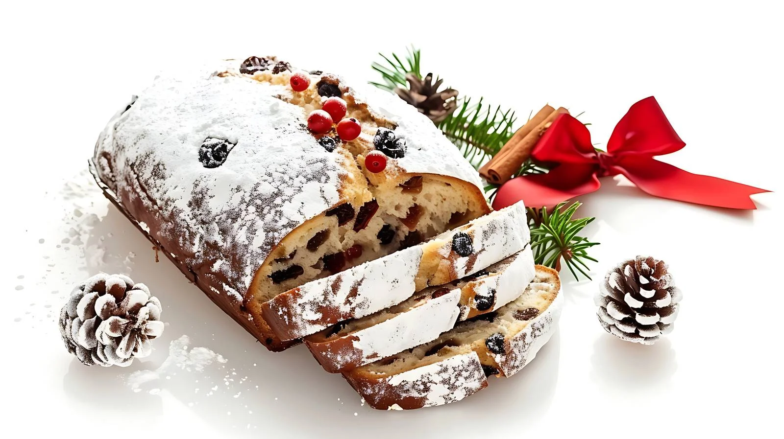 Traditional Christmas Stollen: Classic Sweet Bread — free download from Dotvec