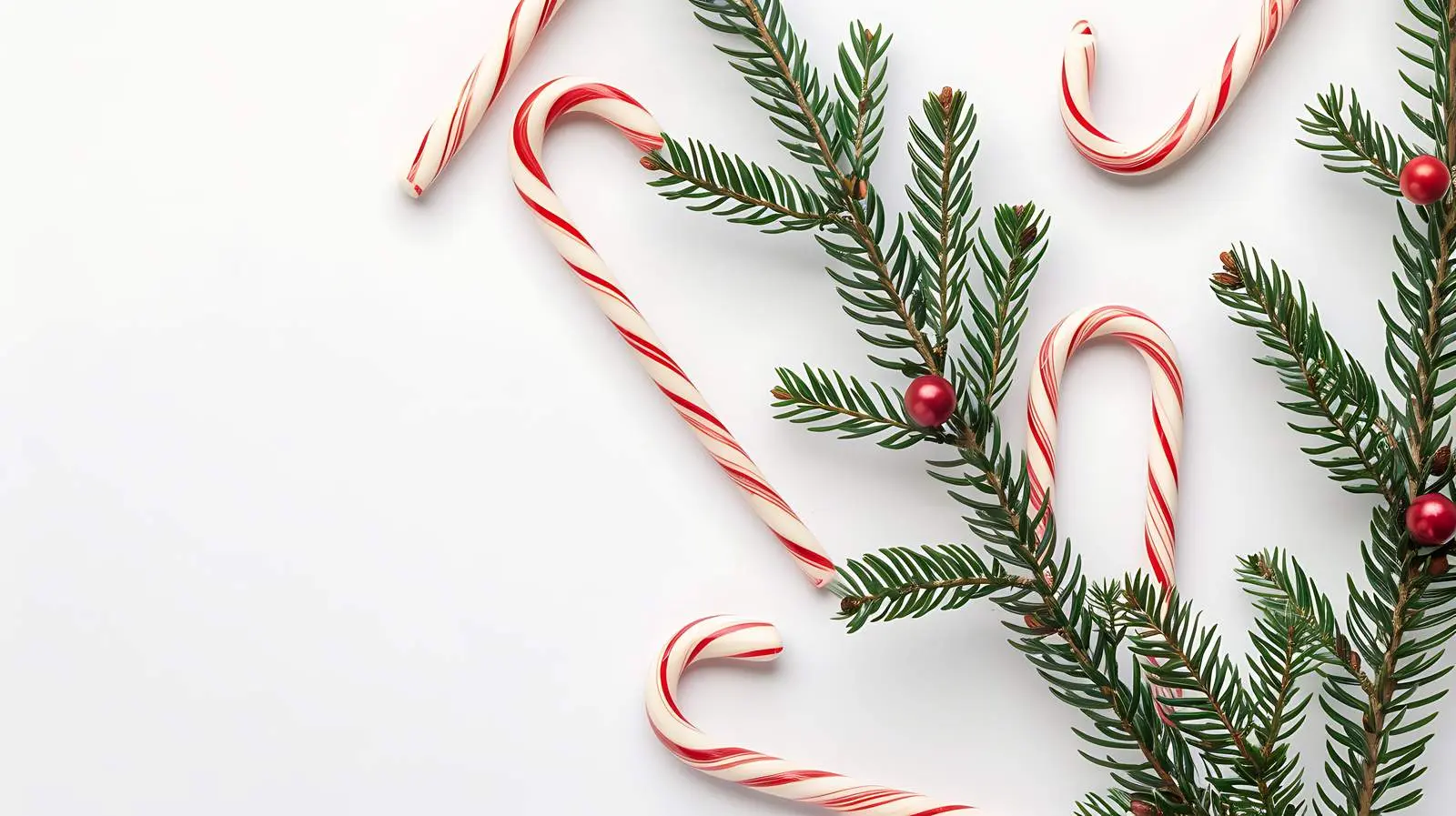 Candy Canes for Christmas Tree Decoration — free download from Dotvec