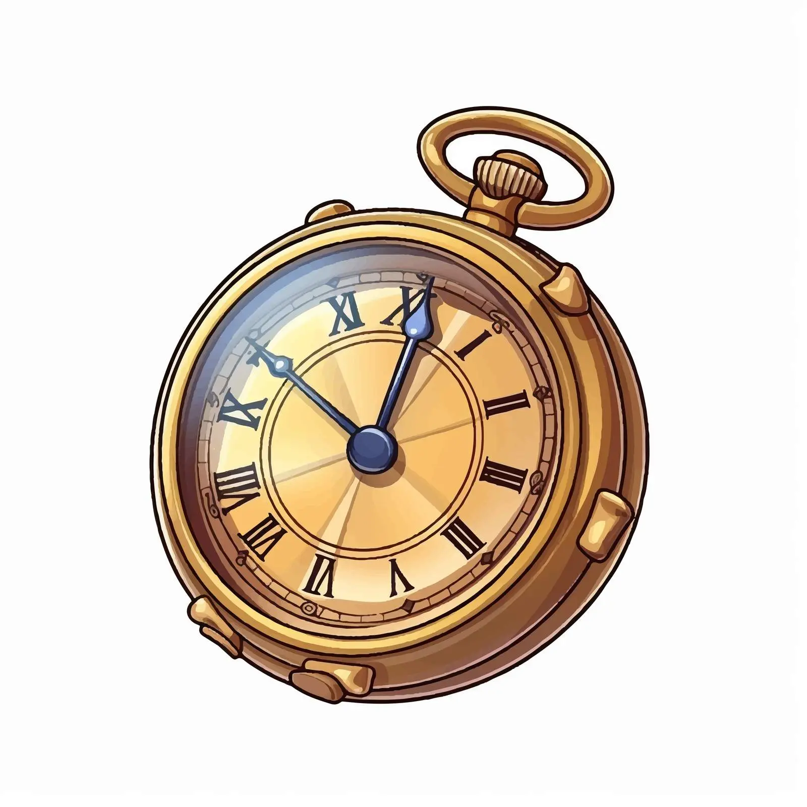 Cartoon Isolated Chronometer Clock Icon Vector Illustration — free download from Dotvec