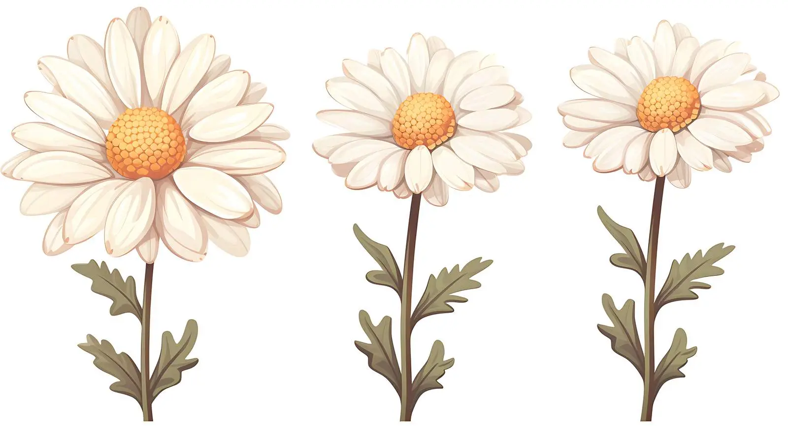 White Flower Isolated on White Background – free chrysanthemum image from Dotvec