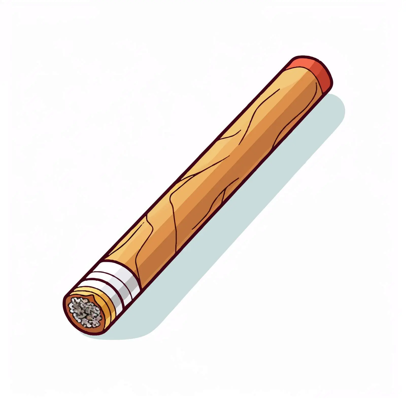 Cartoon Cigarette Vector Illustration – free tobacco image from Dotvec
