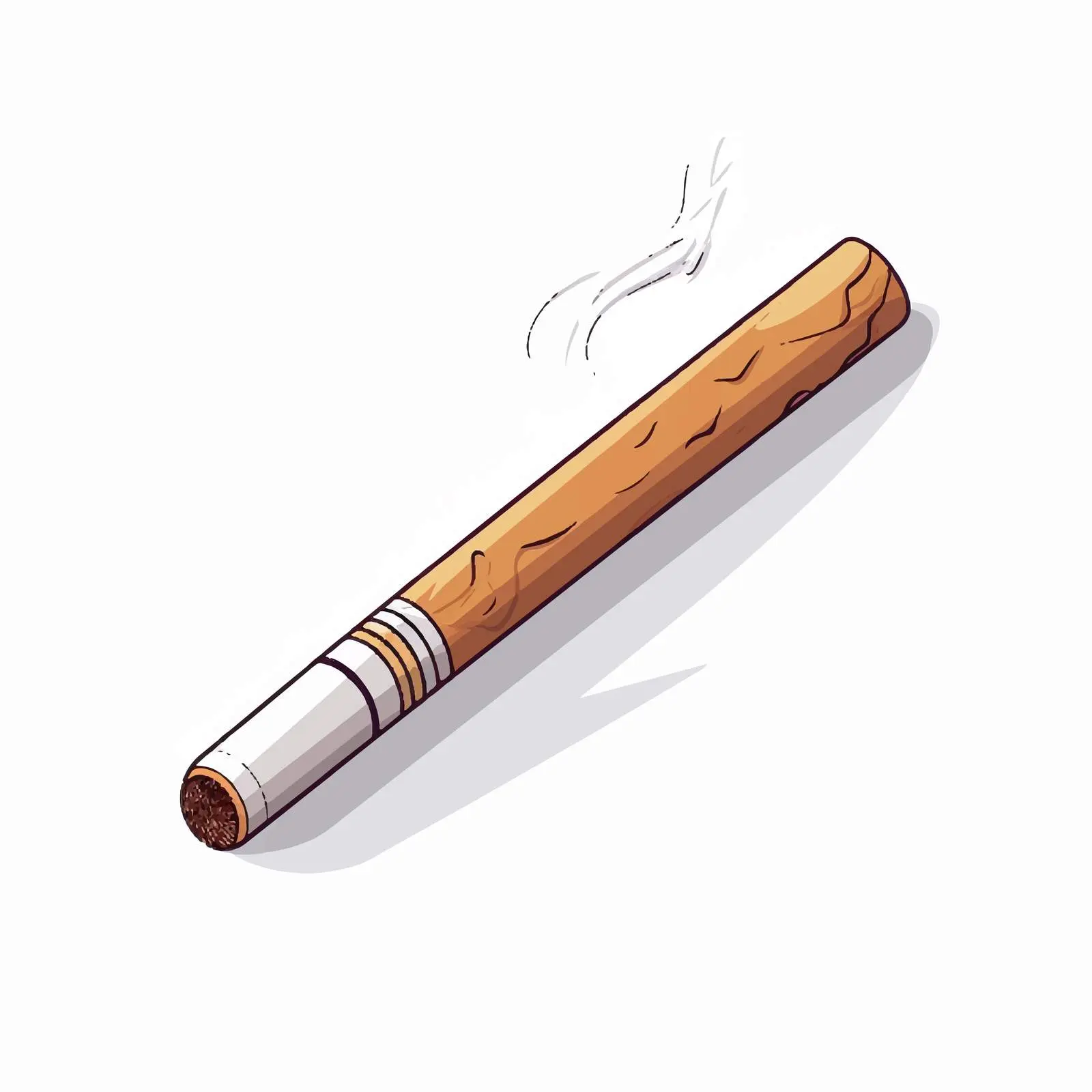 Cartoon Cigarette Vector Illustration Design — free download from Dotvec