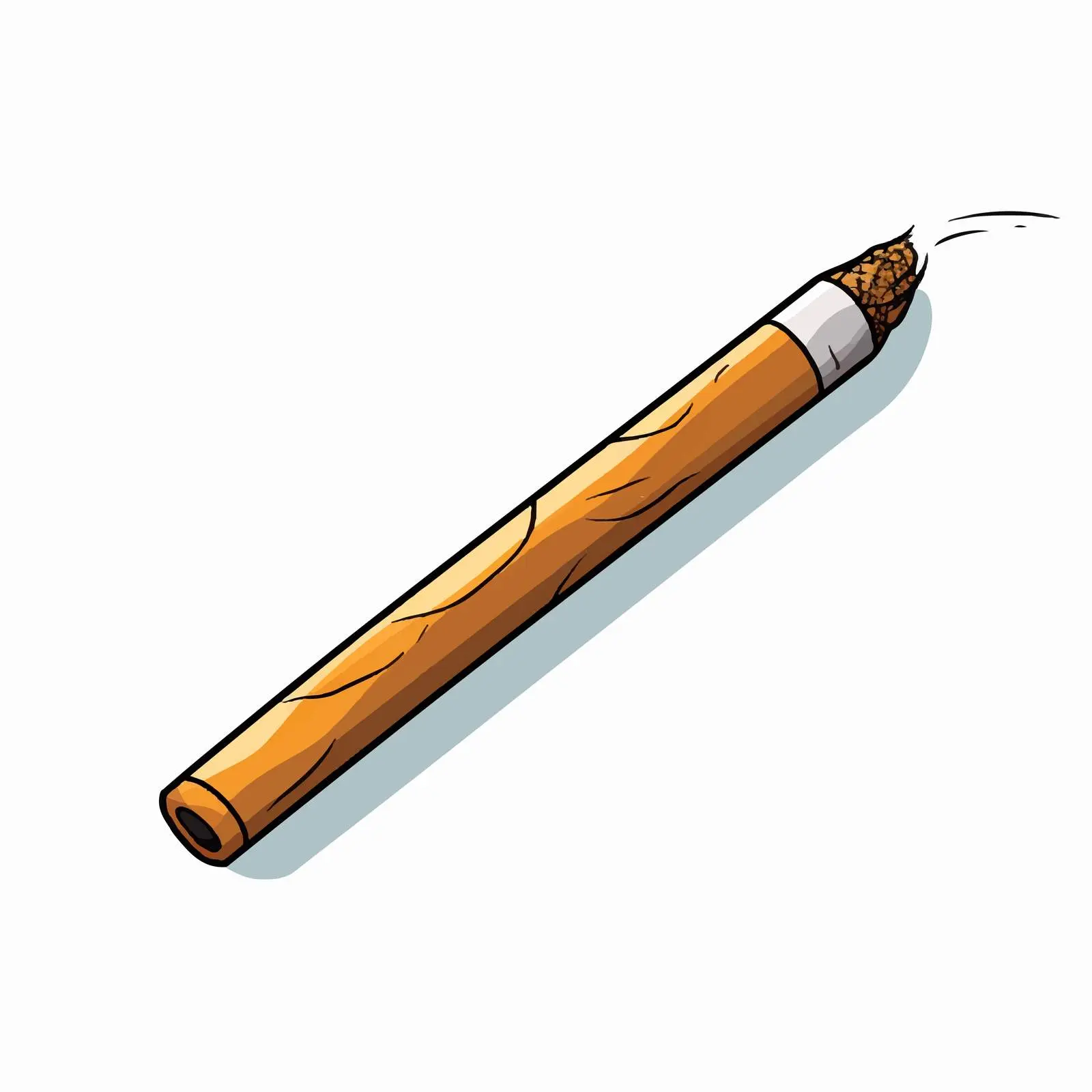 Cartoon Cigarette Vector Illustration — free download from Dotvec
