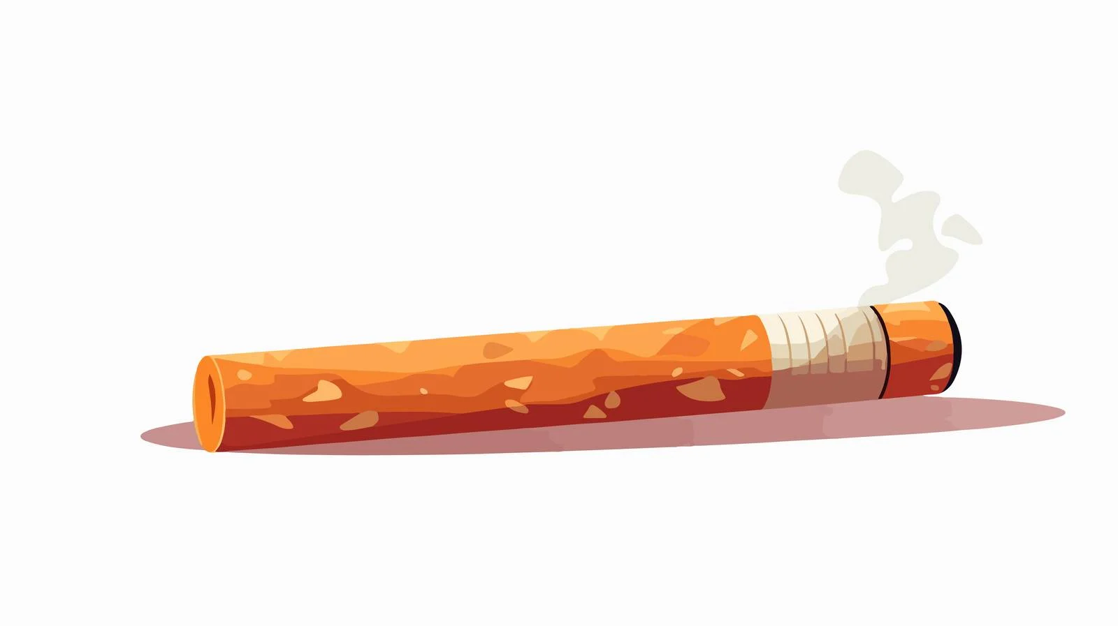 Premium Cartoon Cigarette Illustration — free download from Dotvec