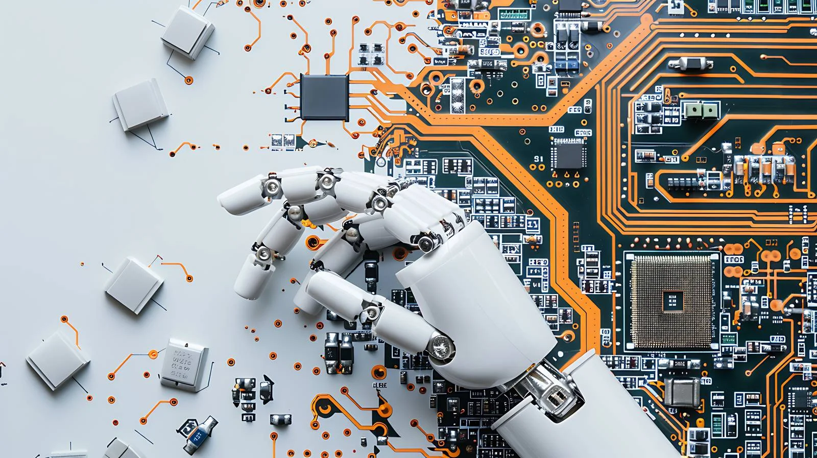 Electronics Repair Equipment on Isolated Background — free download from Dotvec