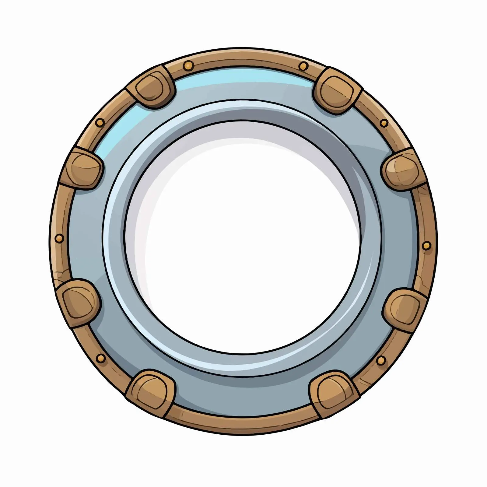 Cartoon Circular Object Vector Illustration — free download from Dotvec