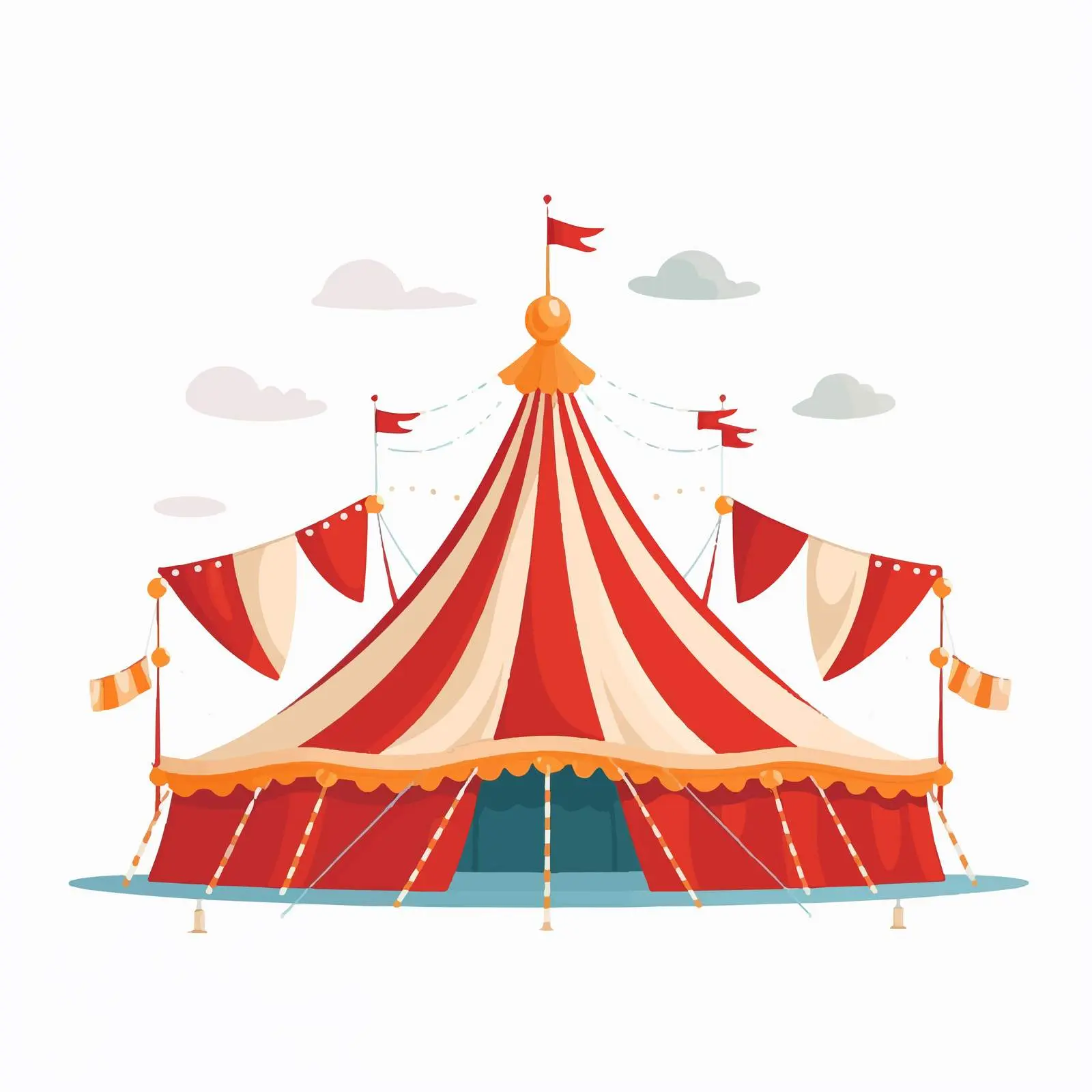 Circus Acrobatics Show Cartoon Icon Design — free download from Dotvec