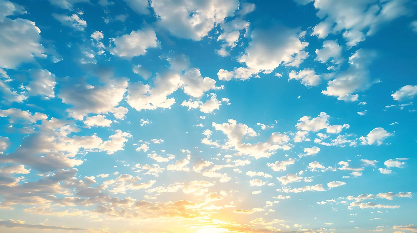 Radiant Cirrocumulus Clouds in Summer Firmament — free download from Dotvec