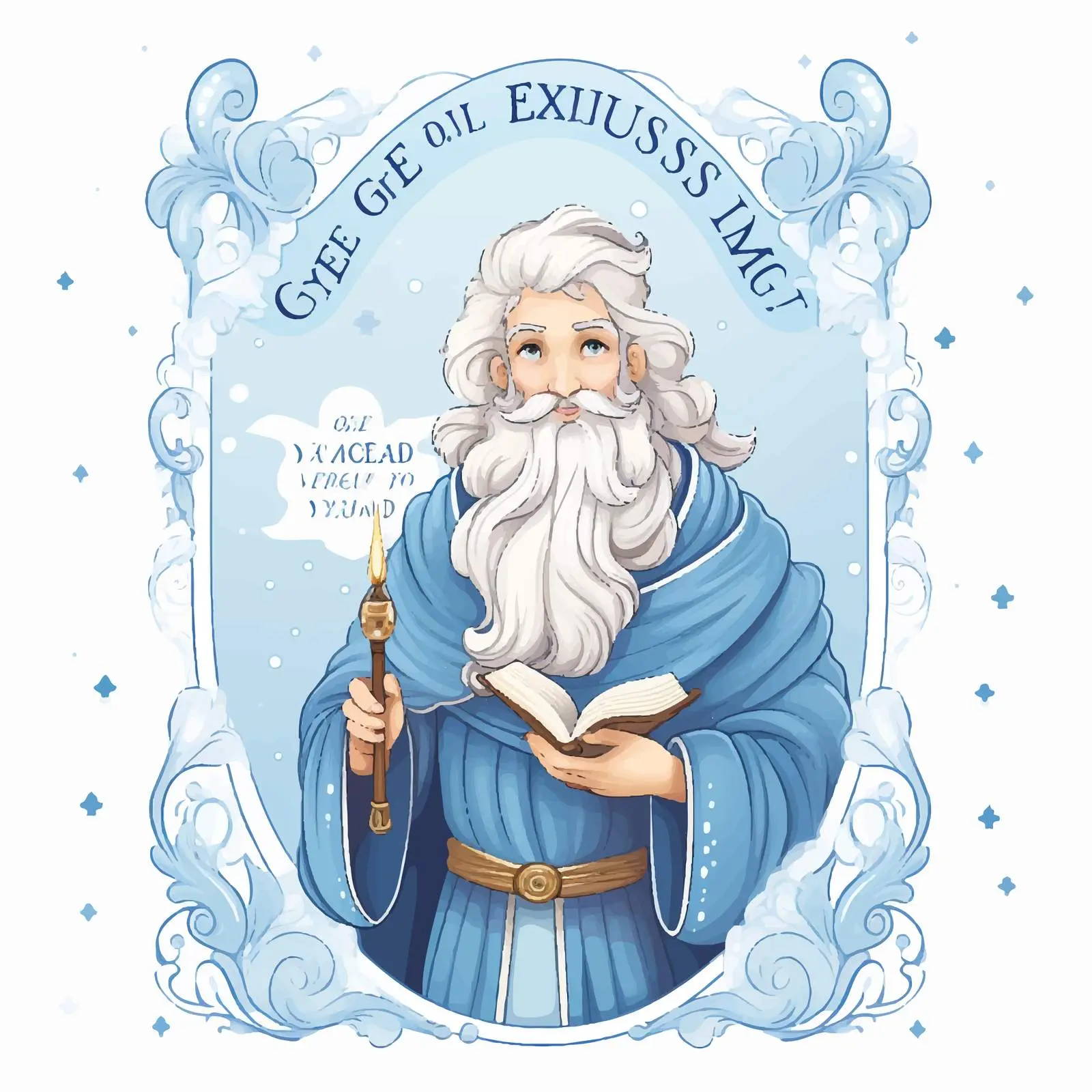 Classic Religious Templates with Blessings — free download from Dotvec