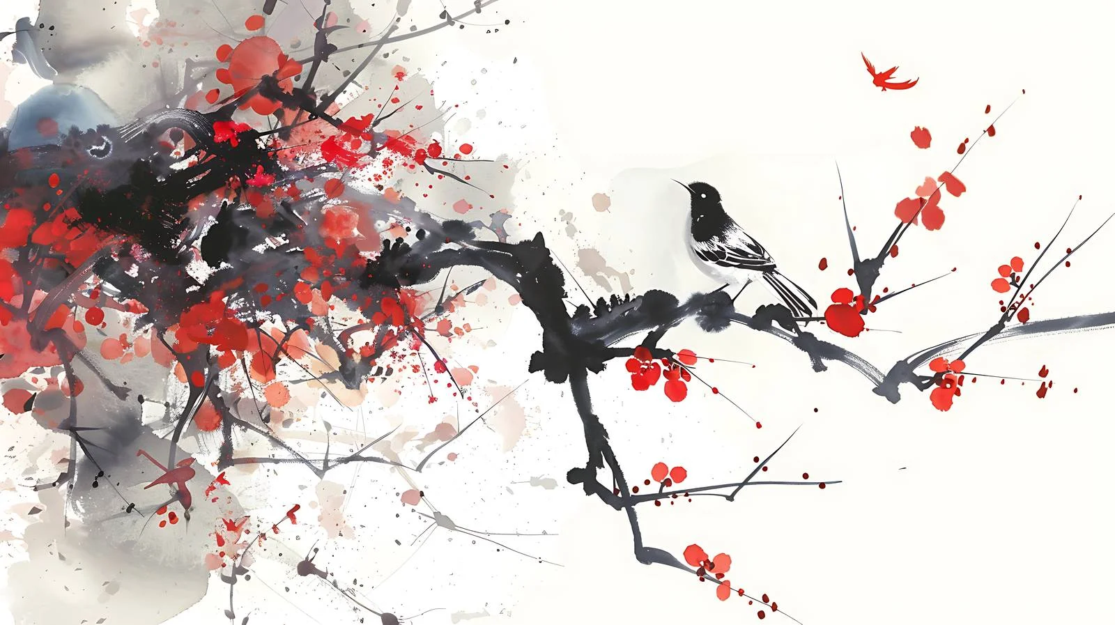 Chinese Classical Painting on White Background — free download from Dotvec