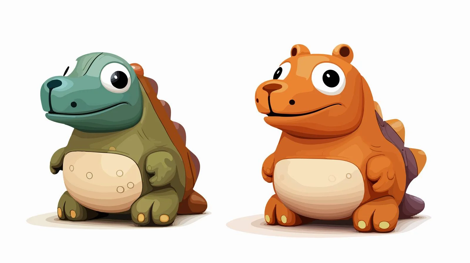 Quality Cartoon Clay Toy — free download from Dotvec