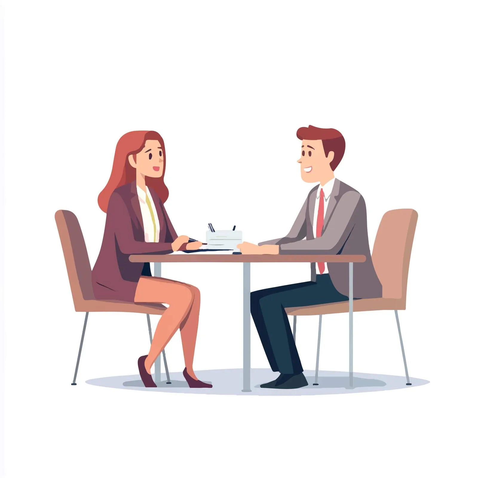 Bank Adviser Consultation at Desk – free service desk image from Dotvec