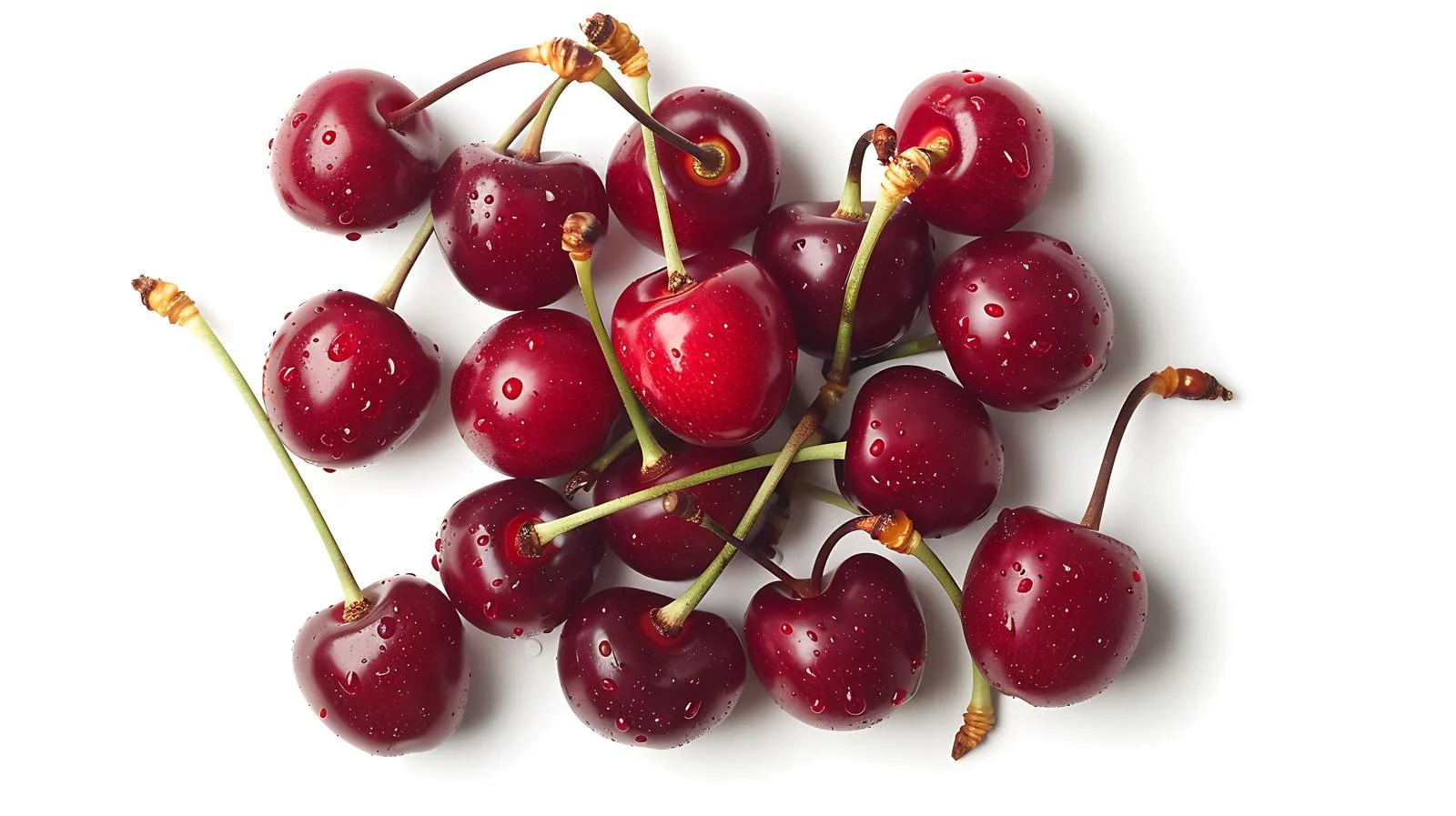 Vibrant red cherries in close-up shot — free download from Dotvec