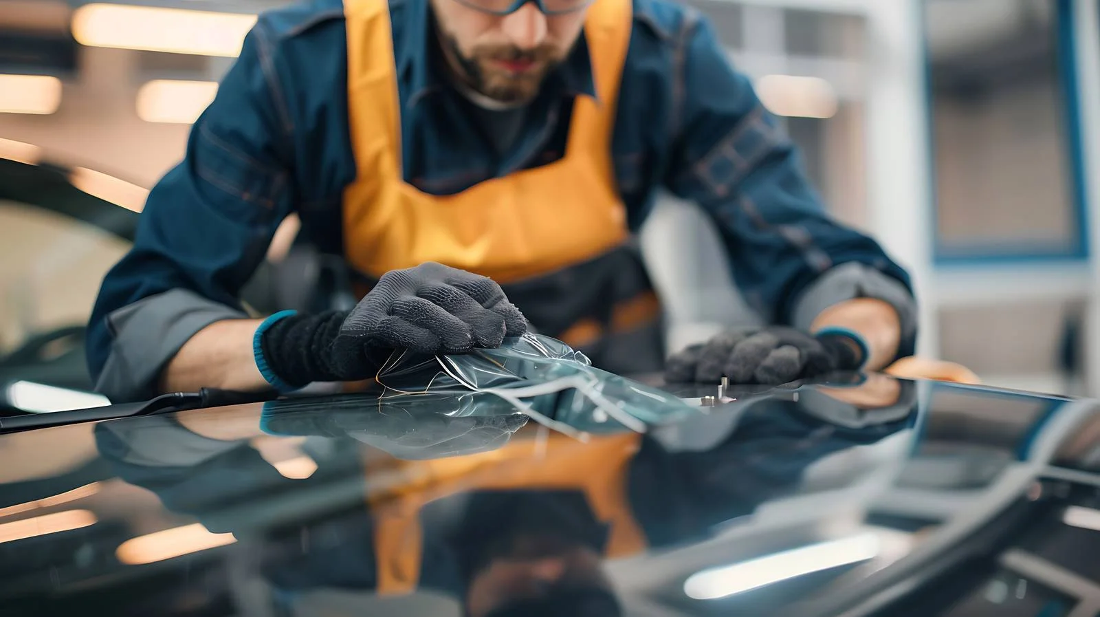 Car Mechanic Changing Car Tire — free download from Dotvec